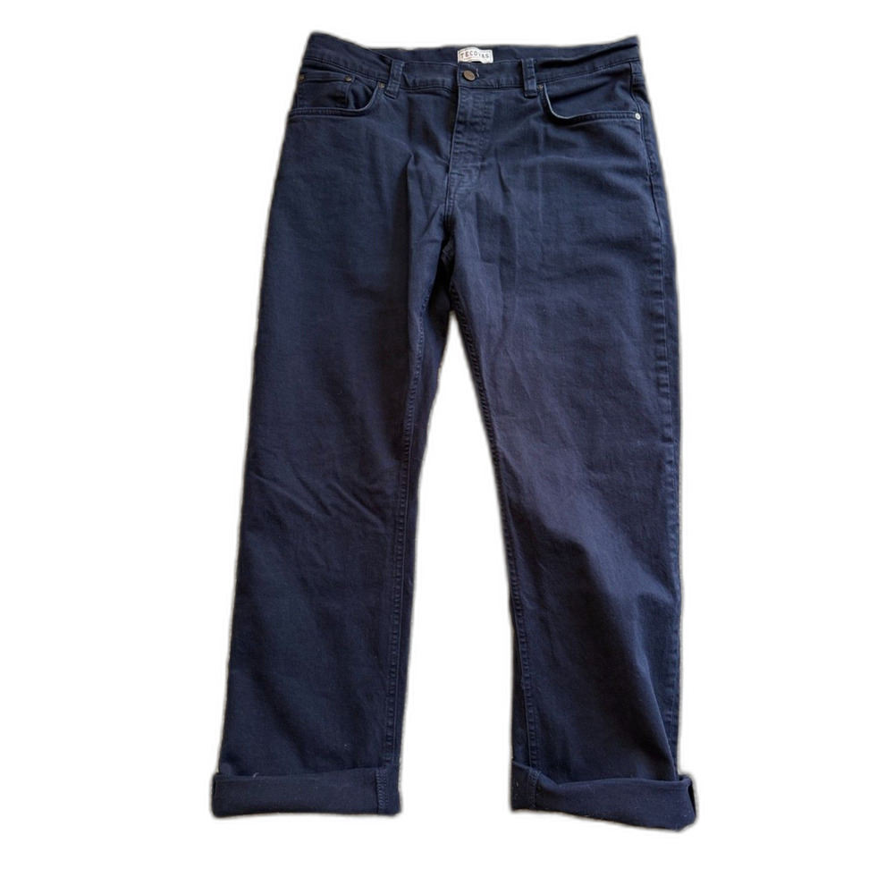 Tecovas Men’s Straight Leg Denim Jeans Dark Wash 36 x 32